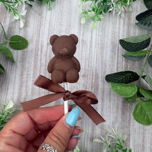 Load image into Gallery viewer, Chocolate Teddy Bear Lollipop