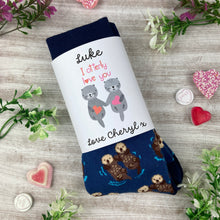 Load image into Gallery viewer, Otter Socks With Personalised Label