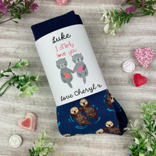 Load image into Gallery viewer, Otter Socks With Personalised Label