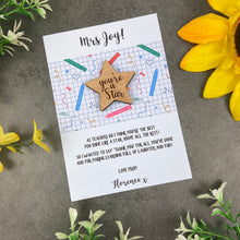 Load image into Gallery viewer, You're A Star Teacher Gift