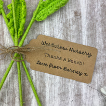 Load image into Gallery viewer, 🌼 Personalised "Thanks a Bunch" Crochet Daisies – Set of 3 🌼