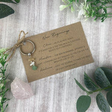 Load image into Gallery viewer, NEW BEGINNINGS Keyring