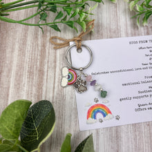 Load image into Gallery viewer, Rainbow Bridge Pet Memorial Keyring