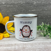 Load image into Gallery viewer, Mummy I Love You This Much Enamel Mug