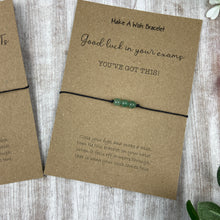 Load image into Gallery viewer, Good Luck In Your Exams / SATs Wish Bracelet