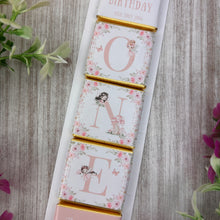 Load image into Gallery viewer, Personalised Fairy Birthday Chocolate Favours