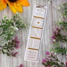 Load image into Gallery viewer, Personalised Daisy Birthday Chocolate Favours