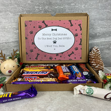 Load image into Gallery viewer, Merry Christmas Personalised Dog Mum/Dad Chocolate Box
