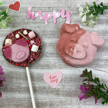 Load image into Gallery viewer, £5.00 Special Offer! Pig Bath Bomb and Chocolate Lollipop
