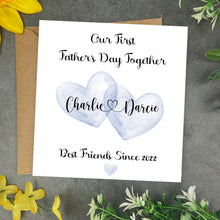 Load image into Gallery viewer, Personalised First Father's Day Card