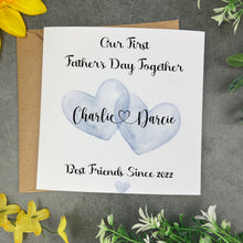Load image into Gallery viewer, Personalised First Father's Day Card
