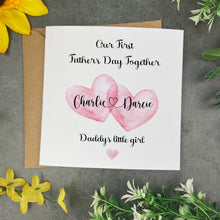 Load image into Gallery viewer, Personalised First Father's Day Card-The Persnickety Co