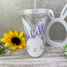 Load image into Gallery viewer, Personalised Easter Tumbler with Swirly Straw-The Persnickety Co