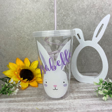 Load image into Gallery viewer, Personalised Easter Tumbler with Swirly Straw
