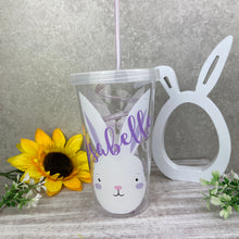 Load image into Gallery viewer, Personalised Easter Tumbler with Swirly Straw