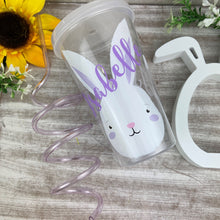 Load image into Gallery viewer, Personalised Easter Tumbler with Swirly Straw