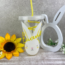 Load image into Gallery viewer, Personalised Easter Tumbler with Swirly Straw