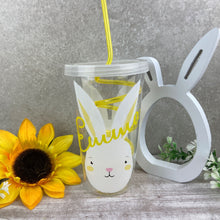 Load image into Gallery viewer, Personalised Easter Tumbler with Swirly Straw