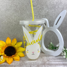 Load image into Gallery viewer, Personalised Easter Tumbler with Swirly Straw