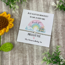 Load image into Gallery viewer, Teacher Very Big Thank You Beaded Bracelet-The Persnickety Co