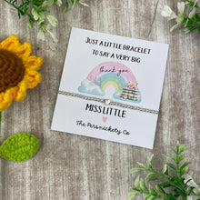 Load image into Gallery viewer, Teacher  Very Big Thank You Beaded Bracelet