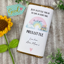 Load image into Gallery viewer, Personalised Chocolate Bar Thank You