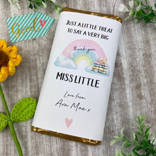 Load image into Gallery viewer, Personalised Chocolate Bar Thank You