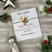 Load image into Gallery viewer, Christmas Thank You For Bee-ing The Best Teacher - Beaded Bracelet
