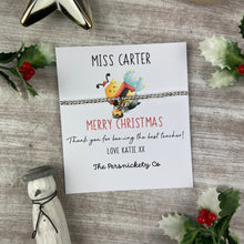 Load image into Gallery viewer, Christmas Thank You For Bee-ing The Best Teacher - Beaded Bracelet