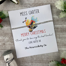 Load image into Gallery viewer, Christmas Thank You For Bee-ing The Best Teacher - Beaded Bracelet