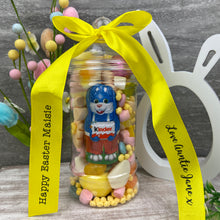 Load image into Gallery viewer, Personalised Easter Sweet Jar - Kinder-The Persnickety Co
