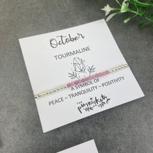 Load image into Gallery viewer, Birthstone Beaded Bracelet