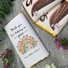Load image into Gallery viewer, Thank You For Helping Me Grow-Teacher Chocolate Bar