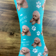 Load image into Gallery viewer, Personalised Socks - World's Best Dog Dad