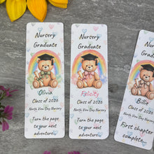 Load image into Gallery viewer, Personalised Nursery Graduation Bookmark