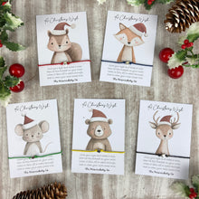 Load image into Gallery viewer, Set of 5 Little Wish Bracelets - Festive Friends