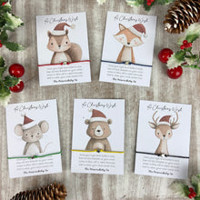 Load image into Gallery viewer, Set of 5 Little Wish Bracelets - Festive Friends