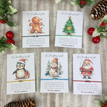 Load image into Gallery viewer, Set of 5 Little Christmas Wish Bracelets