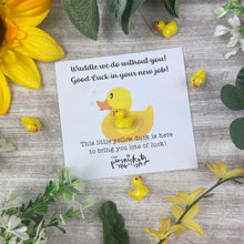 Load image into Gallery viewer, Good Luck In Your New Job Duck!-The Persnickety Co