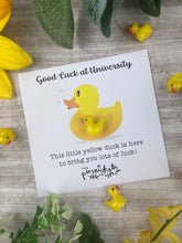Load image into Gallery viewer, Good Luck At University Duck!