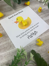 Load image into Gallery viewer, Good Luck Duck!