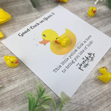 Load image into Gallery viewer, Good Luck In Year 3 Duck!