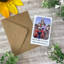 Load image into Gallery viewer, Personalised Photo Wallet Card for Dad, Dog Dad or Grandad