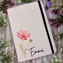 Load image into Gallery viewer, Personalised Birth Flower Notebook