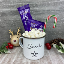 Load image into Gallery viewer, Personalised Enamel Star Mug
