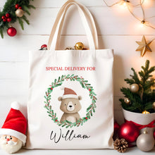 Load image into Gallery viewer, Personalised Christmas Festive Friends Tote Bag-The Persnickety Co