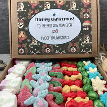 Load image into Gallery viewer, Merry Christmas Personalised Dog Mum/Dad Sweet box