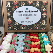 Load image into Gallery viewer, Merry Christmas Personalised Dog Mum/Dad Sweet box