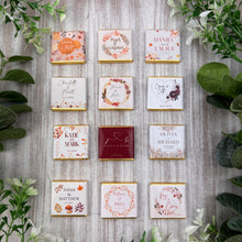 Load image into Gallery viewer, Personalised Autumn Wedding Chocolates