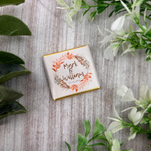 Load image into Gallery viewer, Personalised Autumn Wedding Chocolates